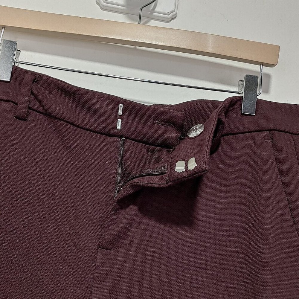 Women's Liverpool Los Angeles Plus Kelsey Knit Trouser Plus 18W Currant Color - Picture 2 of 9